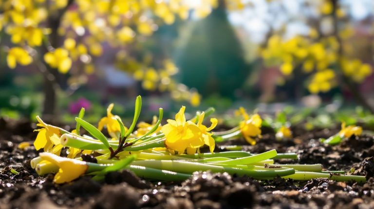 réussir à faire pousser un arbuste de forsythia