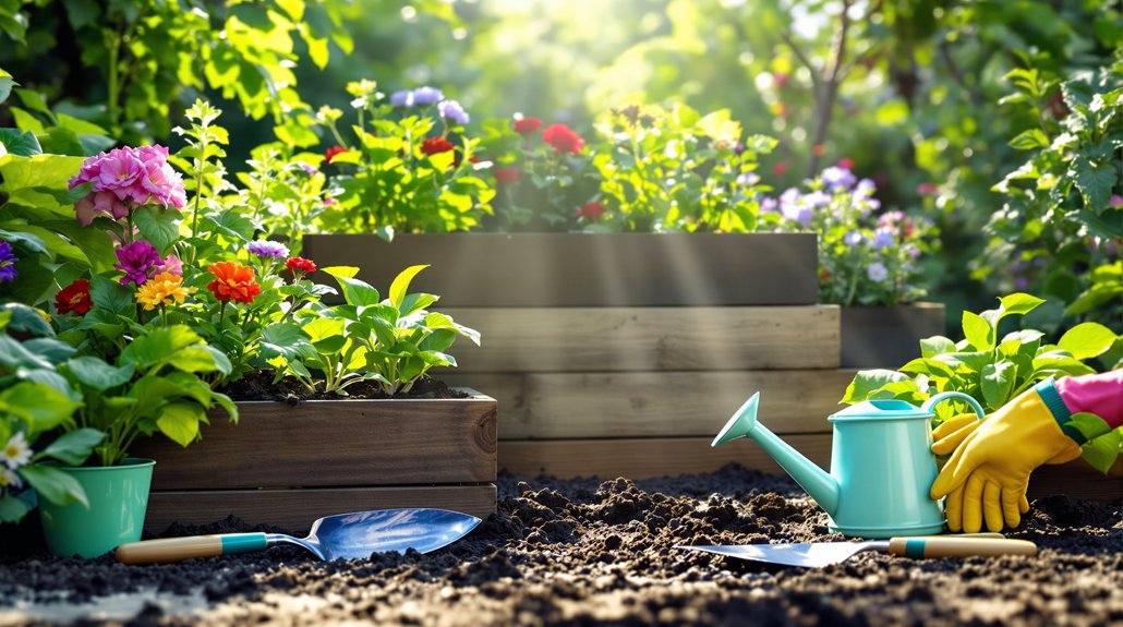 jardin équipé avec oogarden