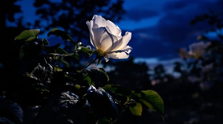 fleur mystique qui fleurit la nuit