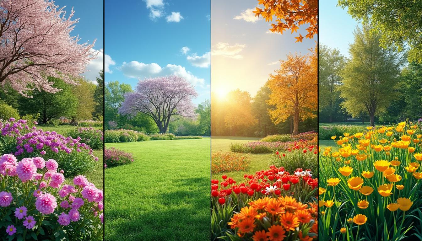 découvrez comment adapter vos plantations aux conditions météorologiques saisonnières pour un jardin florissant toute l'année.