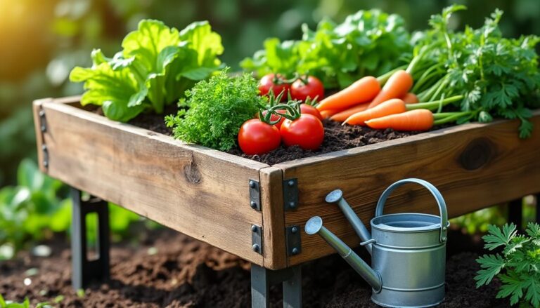 découvrez comment cultiver facilement vos légumes à la maison grâce au carré potager sur pied, une solution pratique et accessible pour un jardinage réussi.